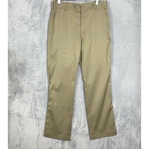 Nike Golf Pants Mens 30x30 Tan Dri-Fit Stretch Performance Flat Front